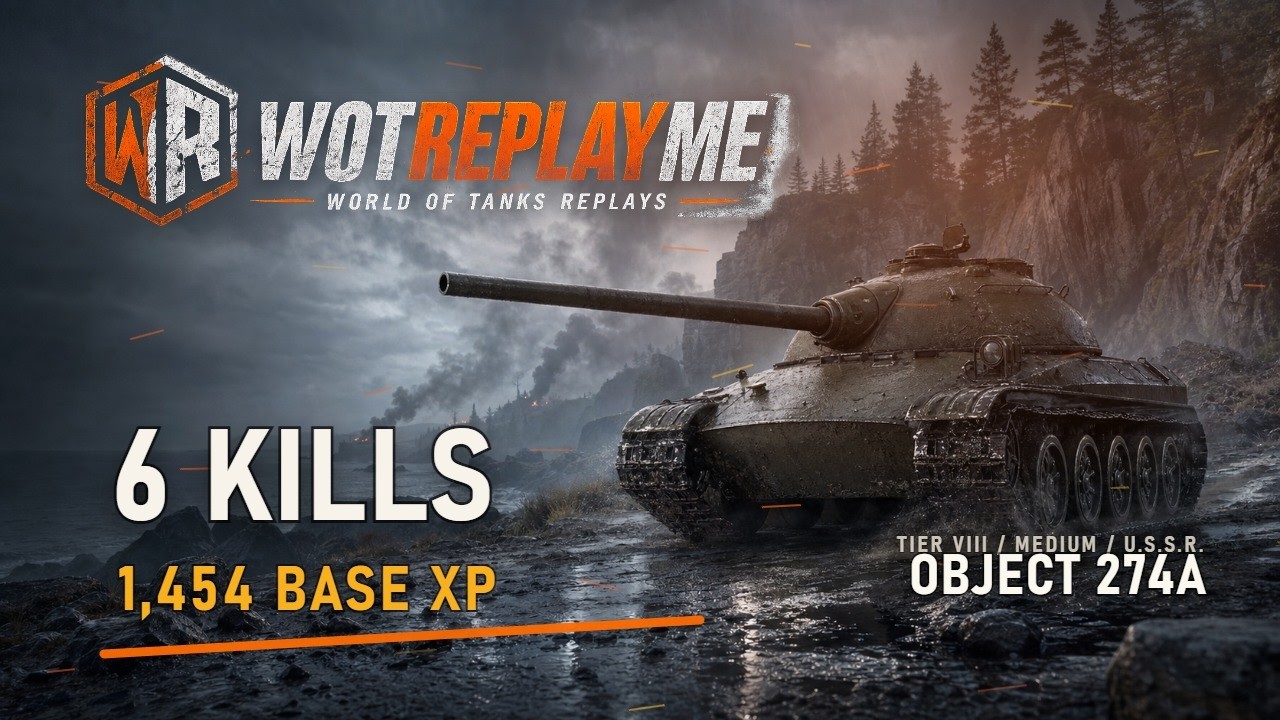 Object 274a Tier VIII MT Replay | Serene Coast | 6 Kills - YouTube