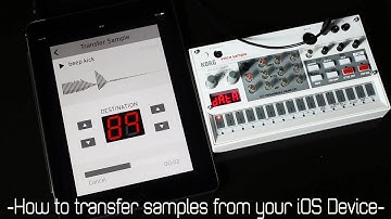 KORG VOLCA SAMPLE: How to Transfer samples [Tutorial] [Full HD]