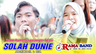 Duett manis pasangan sejoli ANDRI BOCIL ft LISA || lagu sasak terbaru SOLAH DUNIE