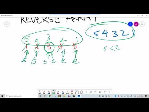Reverse an Array | Approach and Code