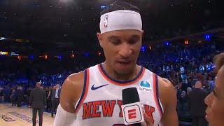 Josh Hart ESPN Postgame Interview | 76ers vs Knicks Game 1