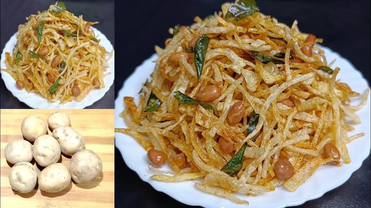 ಆಲೂಗಡ್ಡೆ ಬೇಯಿಸುವುದು ಬೇಡ ಒಣಗಿಸುವುದು ಬೇಡ 15 ನಿಮಿಷದಲ್ಲಿ ಗರಿಗರಿಯಾದ ಸ್ನ್ಯಾಕ್ಸ್ ತಯಾರಿಸಿ / Aloo Chivda