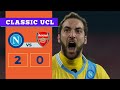 UCL Classic Match Napoli Vs Arsenal 2013 Only 1 Goal Short Of Making Arsenal Eliminated