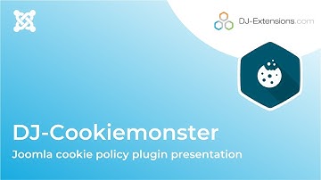 DJ-CookieMonster - Joomla cookie policy plugin presentation