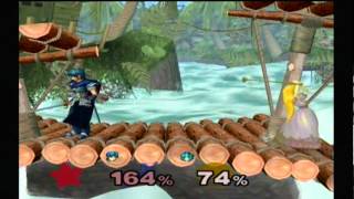 Super Smash Bros. Melee: 3 Player battles #9 Jihad Puffballs and Gumdrops