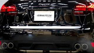 超希少‼️美品‼️★Exhautech 可変バルブ マフラー ★ポルシェ カイエンS EXHAUTECH JAPAN PORCHE カイエン 可変バルブ付きマフラー - YouTube