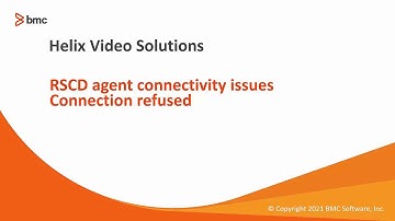 Troubleshooting the RSCD Agent error "Connection refused" (KA000323687)