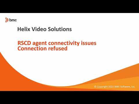 Troubleshooting the RSCD Agent error 