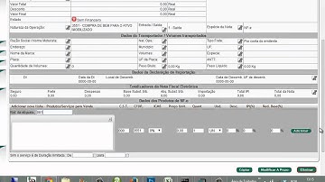 Aula 01 Nota Fiscal (NFe) de Importação