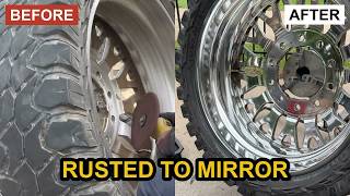 Bringing Destroyed American Force Wheels Back to a Mirror Finish