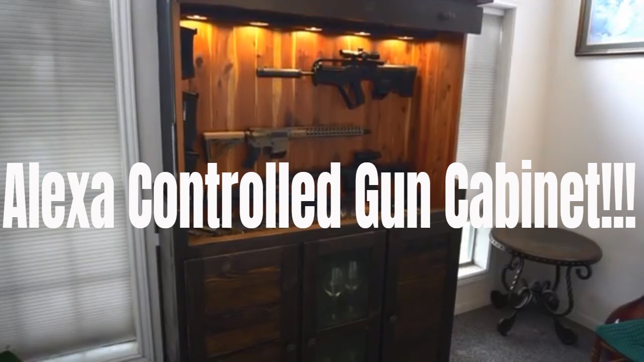Cool Gun Cabinet Control By Alexa Youtube