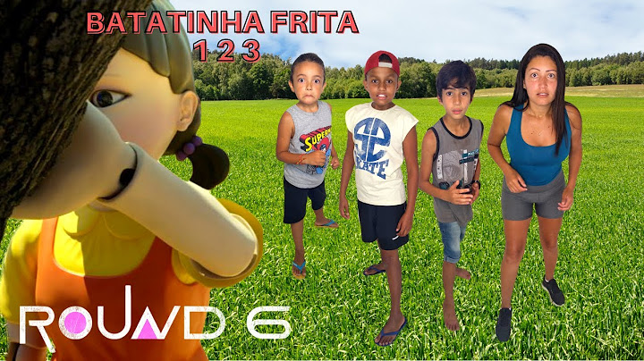 BATATINHA FRITA 1,2,3! JOGAMOS ROUND 6 NA VIDA REAL