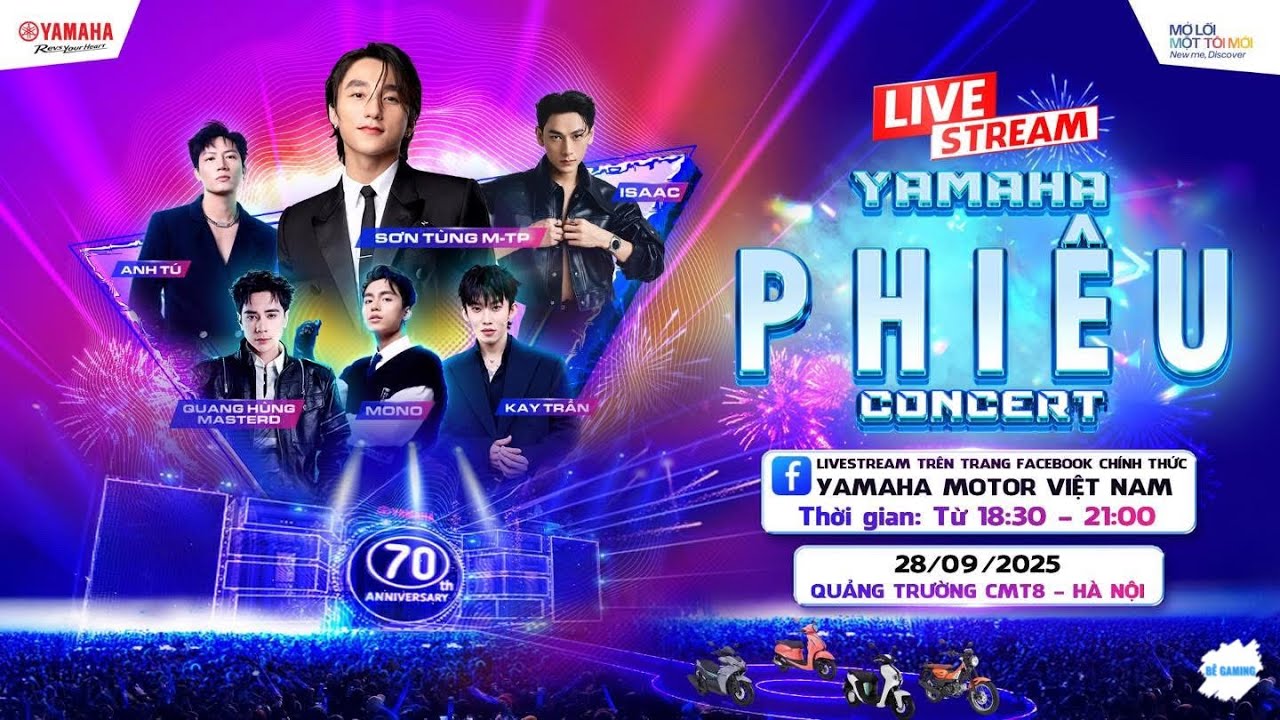 Yamaha Phiêu Concert Full - Mừng Kỷ Niệm 70 Năm