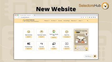 #Launch: SelectorsHub New Website.