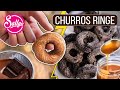 Churros Ringe mit Schoko- und Karamellsoße / Sallys Welt