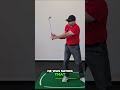 Golf Swing Secret: Hands First, Not Lower Body #shorts