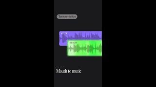 Your voice is an instrument