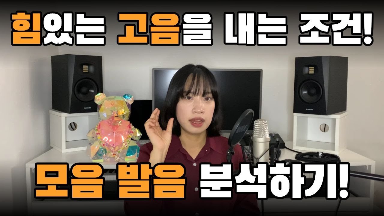 힘있는 고음의 원리는 바로 정확한 모음 발음에 있습니다! | 비강공명과 벨팅 구분하기!🎤