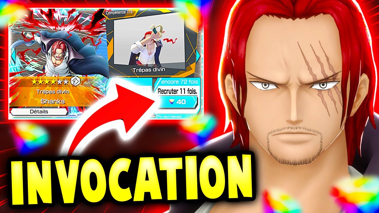 J'ai trop craqué… Invocation Shanks V4 sur ONE PIECE BOUNTY RUSH 