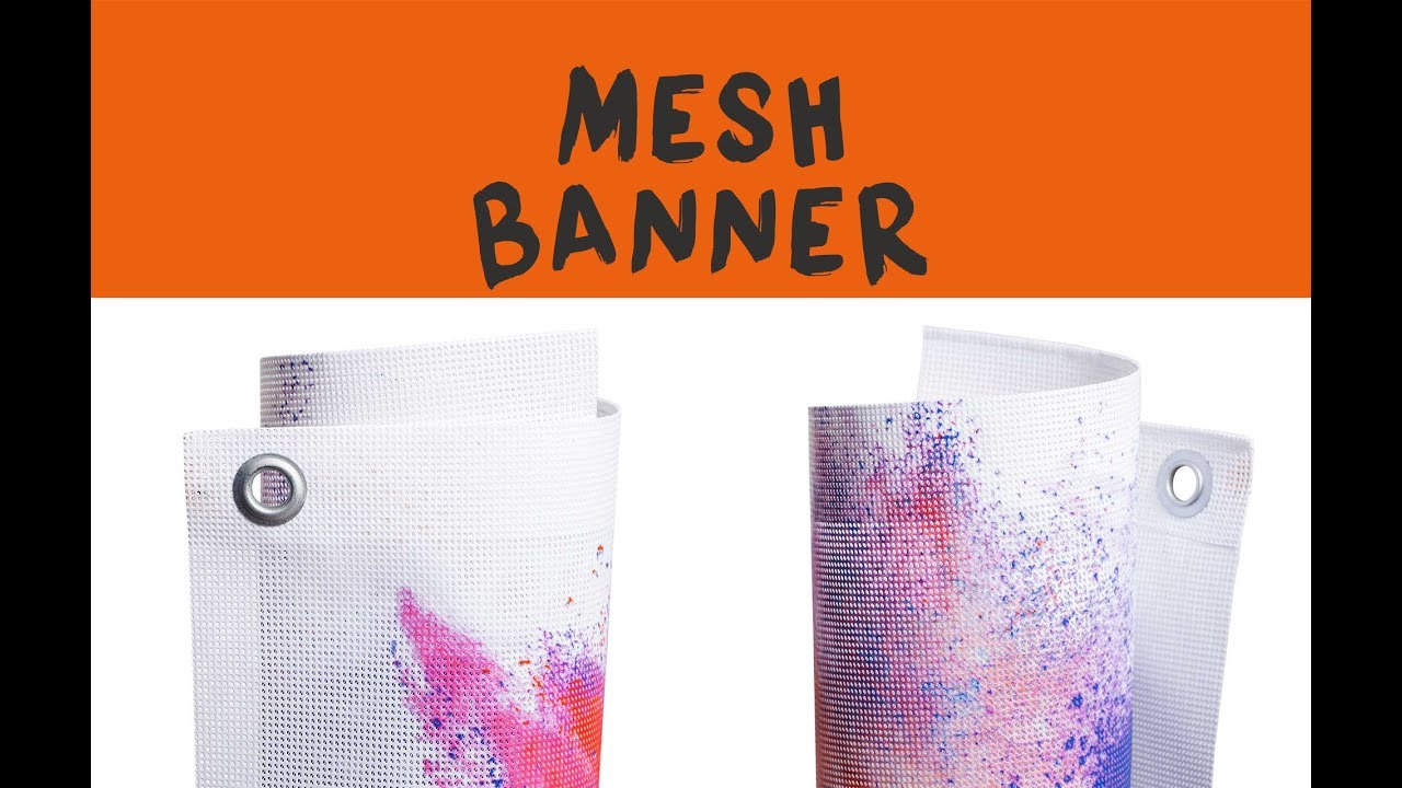 PVC-Mesh Banner drucken ab 5,9€/qm