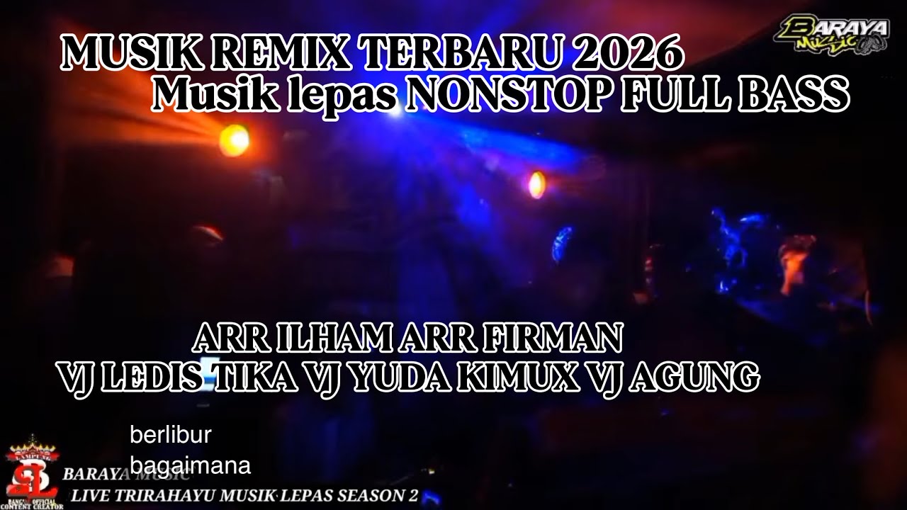 MUSIK LEPAS REMIX LAMPUNG TERBARU FULL BASS NONTOP LIVE TRIRAHAYU SESON2 BARAYA MUSIK2026