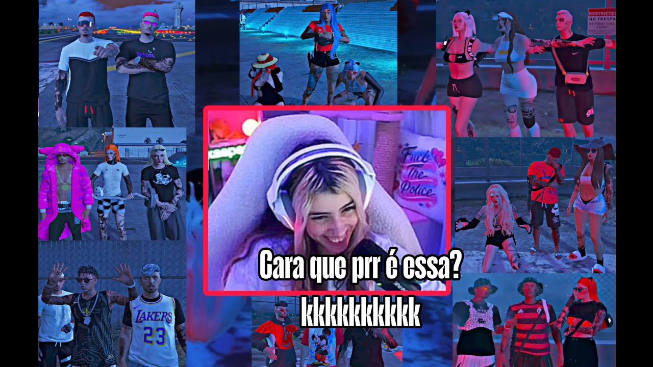 Apresentação dos membros da NKT para a competição - Celinett  GTA Rp 