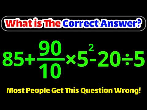 Only 1 in 10 People Can Solve This Math Problem!