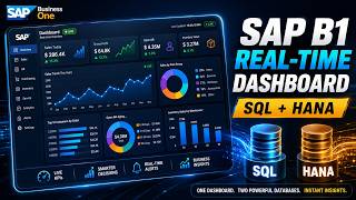 #sapb1  Real-Time Dashboard | SQL &amp; HANA Database Insights