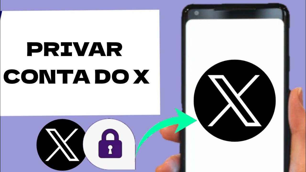 Como PRIVAR conta do X passo a passo 2024 - YouTube