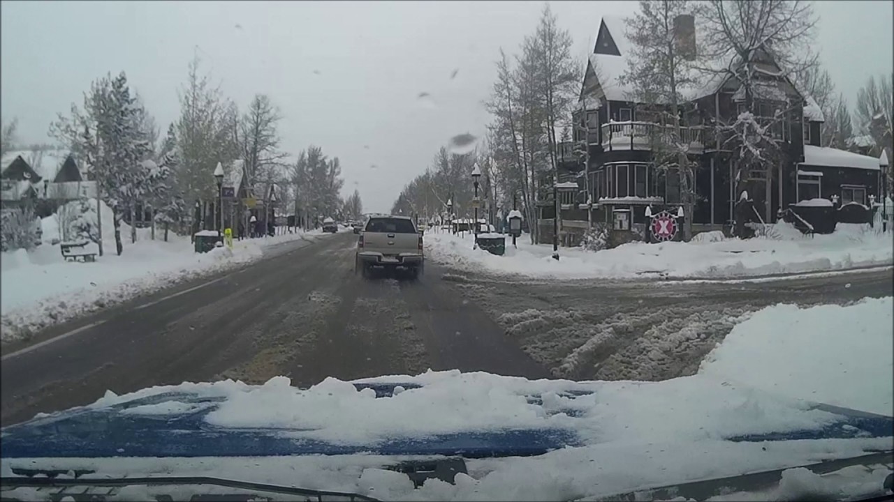 Snow in downtown Breckenridge on MAY 18, 2017 YouTube