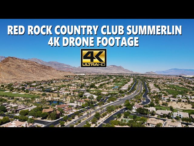 Red Rock Country Club Summerlin 4K Drone Footage