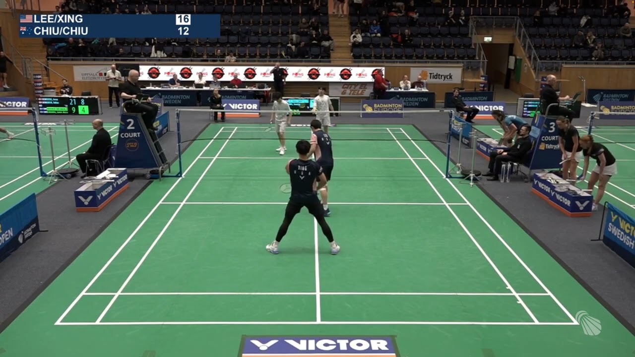 Swedish Open 2026. MD. Qualification Round of 16. Stanley Xing / Arden Lee vs Chiu / Chiu