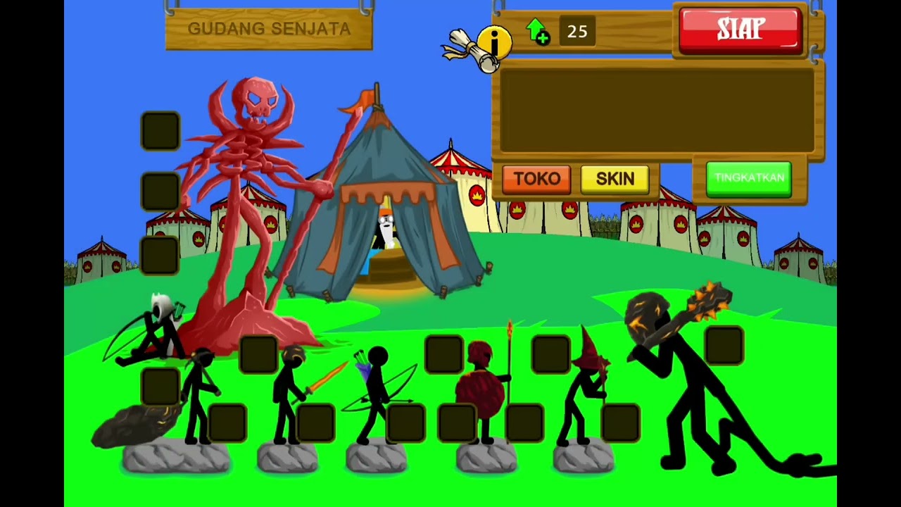  main tournamen mode sinting modal  pasukan pedang di stikwar legacy