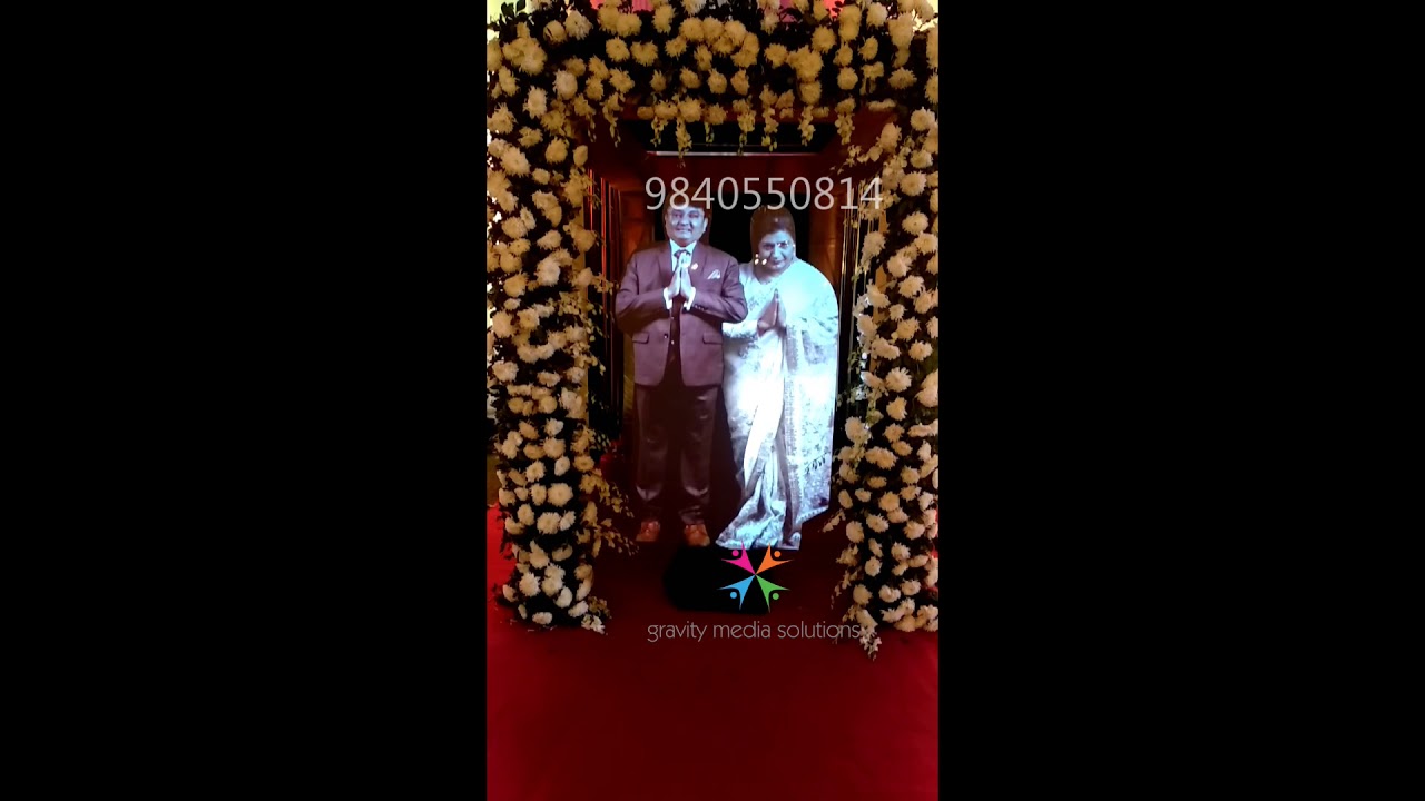 HOLOGRAPHIC VIRTUAL PARENTS WELCOME DISPLAY INDIA -9840550814