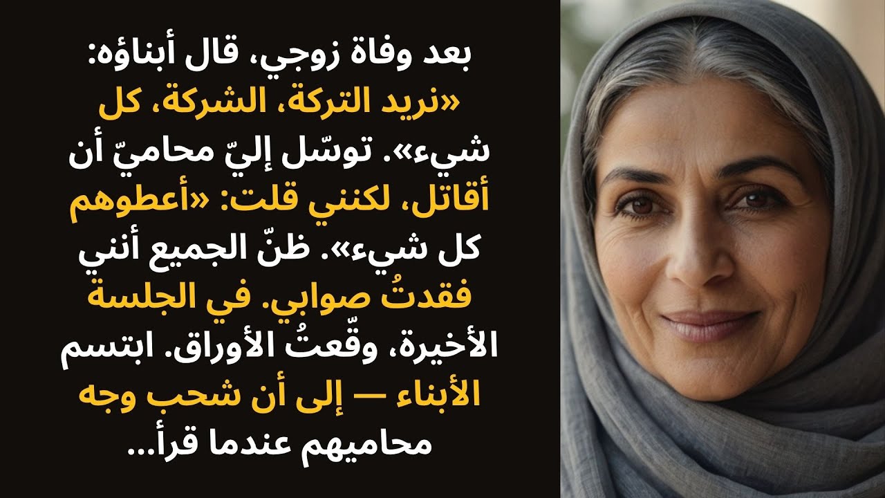 أعطيتُ الورثة الجشعين بالضبط ما أرادوه — قرأ محاميهم جملةً واحدة فتجمّد في مكانه…