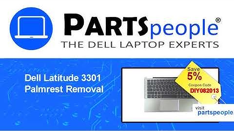 Dell Latitude 3301 (P114G001) Palmrest How-To Video Tutorial
