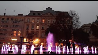 Львів фонтан біля Оперного театру / Що подивитись у Львові
