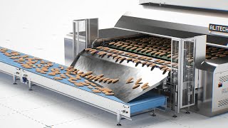 Alitech Stone Belt Tunnel Oven - 3D Animation