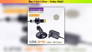 Best Set 20*90 660nm 100mw With Battery Case Red Module Alignment Laser Beam Line Locator For Woodw