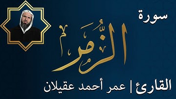 سورة  الزمر |  الشيخ عمر عقيلان أبو زهير