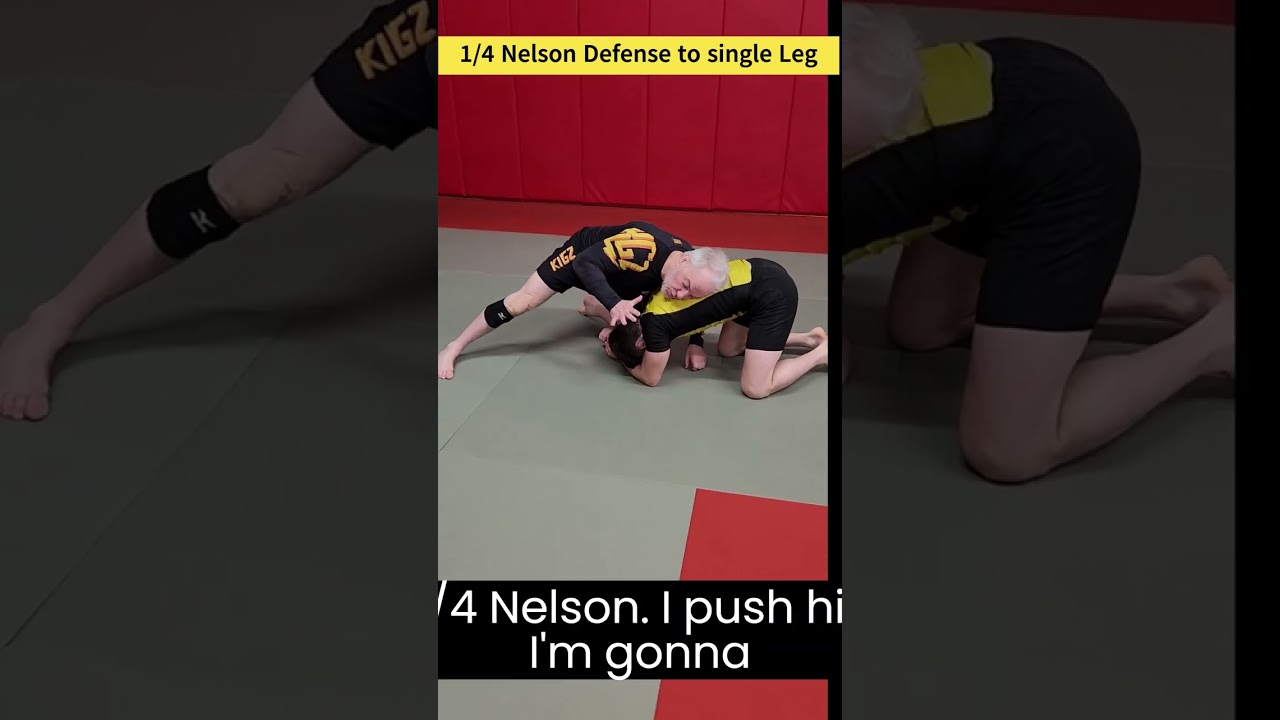 Quarter Nelson Defense to Single Leg Takedown 👍
