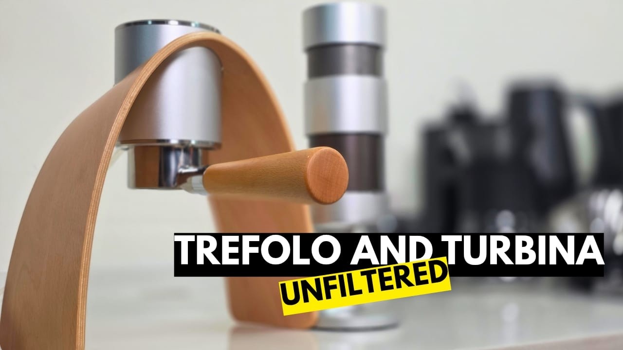 Futuristic Espresso Machine and Grinder First Look: Trefolo and Turbina
