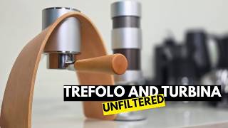 Futuristic Espresso Machine and Grinder First Look: Trefolo and Turbina