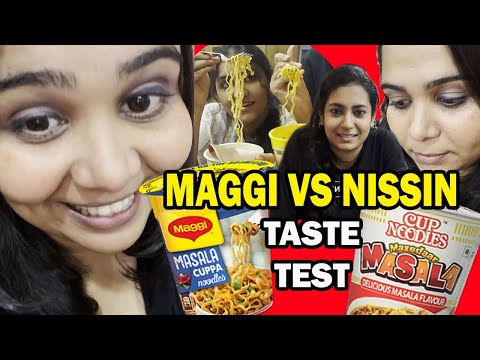MAGGI VS NISSIN | CUP NOODLES | FOOD WAR @Sumaira Shaikh