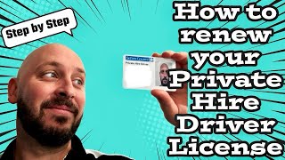 How to renew your private hire driver license in UK 2024 | STEP BY STEP TUTORIAL #uber #tutorial
