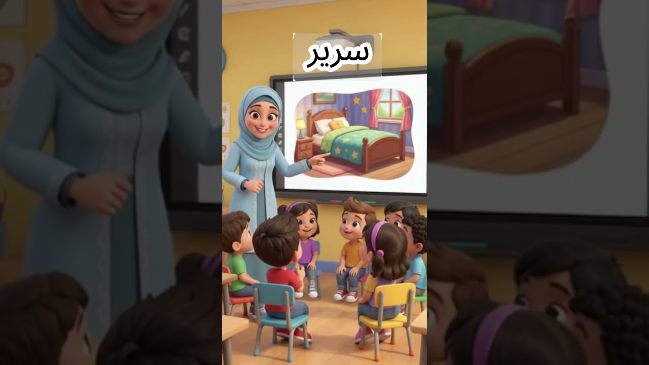تعليم اللغة العربية للأطفال: الأثاث المنزلي