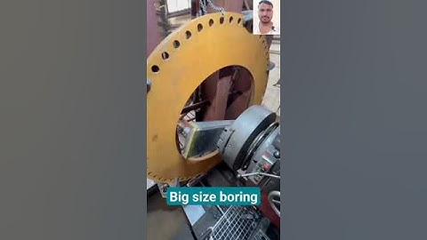 big size boring dia320 mm#cnc #shortvideo #boring