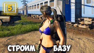 картинка: No One Survived #5 - Строим Базу и оборону - Орда зомби - Выживание на джипе