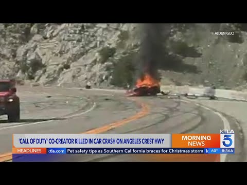 Crash On Los Angeles Area Highway Claims Life Of Call Of Duty Co Creator 