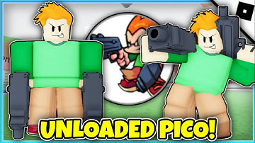 FNF & Mod Animations - How to get PICO UNLOADED BADGE (ROBLOX)